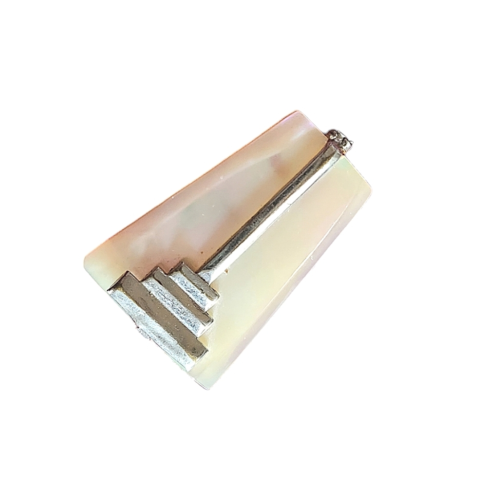 Mother of Pearl Art Deco Lingerie Clip